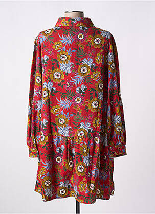 Robe courte manches longues manches longues rouge MOLLY BRACKEN femme