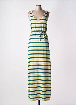 Robe longue sans manche sans manche vert MISMASH femme