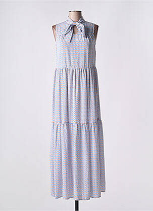 Robe longue bleu LILI SIDONIO pour femme