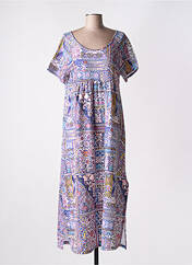 Robe longue violet MASSANA pour femme seconde vue