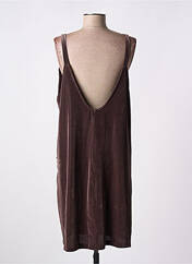 Robe mi-longue marron MISMASH pour femme seconde vue