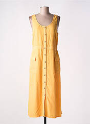 Robe mi-longue orange C'EST BEAU LA VIE pour femme seconde vue