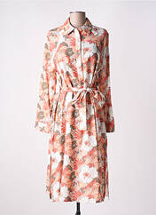 Robe mi-longue orange C'EST BEAU LA VIE pour femme seconde vue