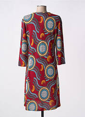 Robe mi-longue rouge ATLANTA pour femme seconde vue
