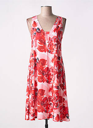 Robe mi-longue rouge LA PETITE ROBE pour femme