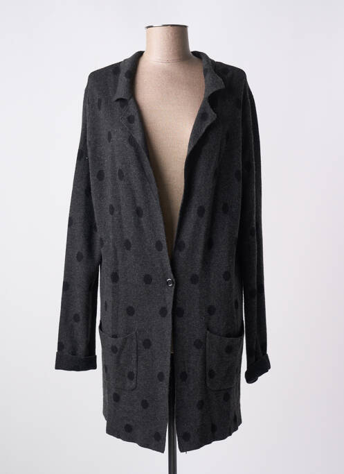 Gilet manches longues gris MISMASH pour femme