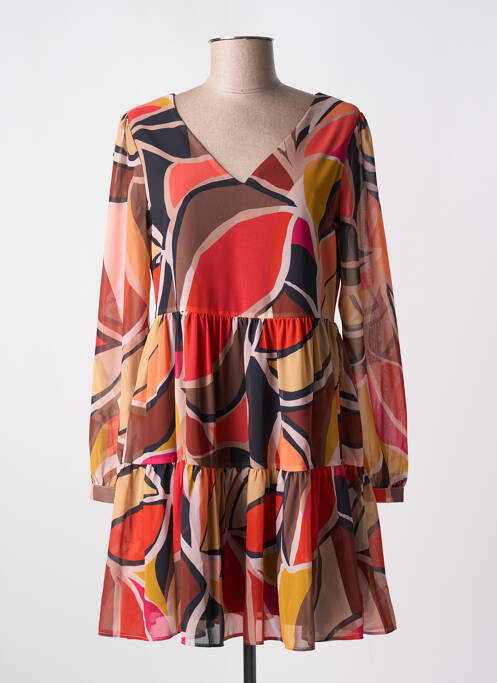 Robe courte orange MOLLY BRACKEN pour femme