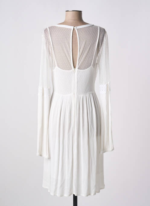 Robe mi-longue blanc MISMASH pour femme