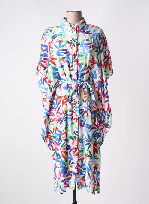 Robe mi-longue blanc MOLLY BRACKEN pour femme