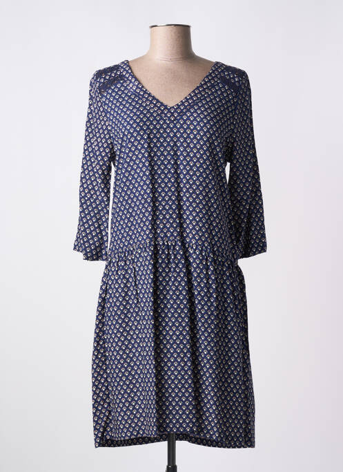 Robe mi-longue bleu MISMASH pour femme