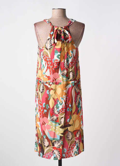 Robe mi-longue rouge C'EST BEAU LA VIE pour femme