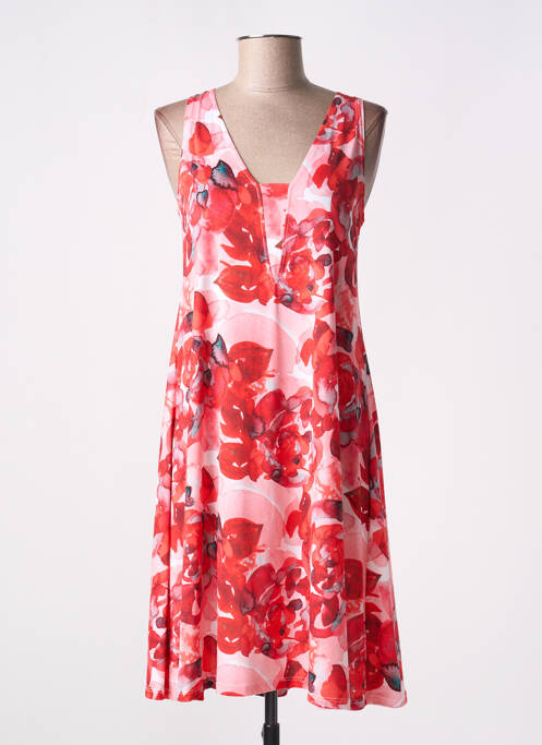 Robe mi-longue rouge LA PETITE ROBE pour femme
