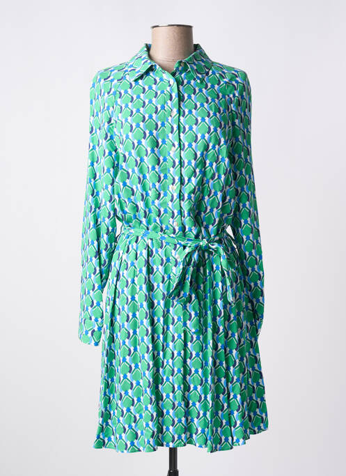 Robe mi-longue vert C'EST BEAU LA VIE pour femme