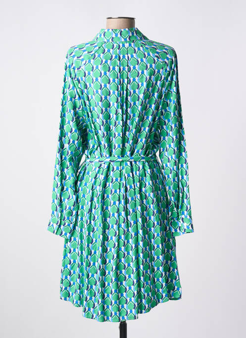 Robe mi-longue vert C'EST BEAU LA VIE pour femme