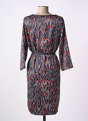 Robe courte manches 3/4 manches 3/4 noir MOLLY BRACKEN femme