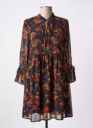 Robe courte manches longues manches longues noir MOLLY BRACKEN femme