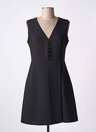 Robe courte fermeture zippée au dos sans manche noir MOLLY BRACKEN femme