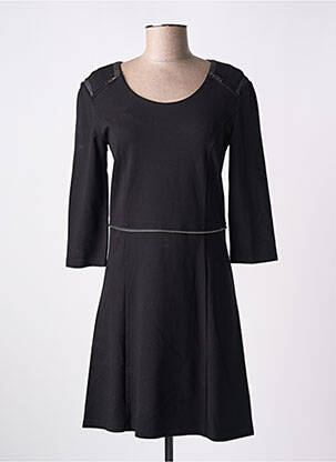 Robe courte manches 3/4 manches 3/4 noir LOLA ESPELETA femme