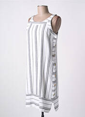 Robe courte blanc MASSANA pour femme seconde vue