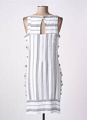 Robe courte blanc MASSANA pour femme seconde vue