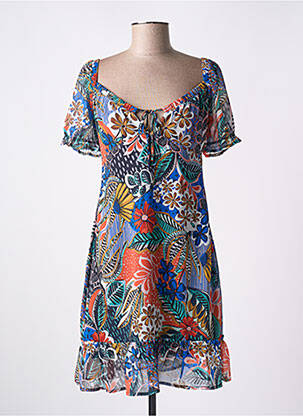 Robe courte bleu LILI SIDONIO pour femme
