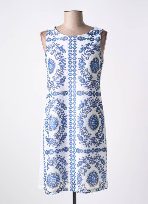 Robe courte bleu MSN pour femme