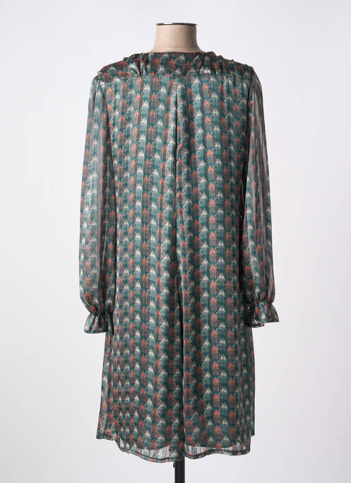 Robe courte vert JANIS & JOHN pour femme