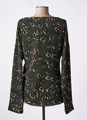 Blouse col rond manches longues vert MISMASH femme