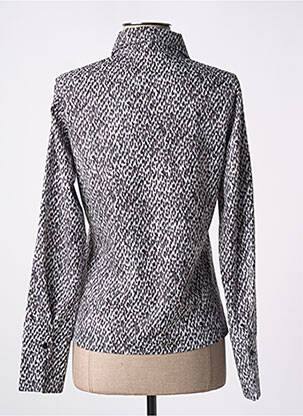 Chemisier coupe cintrée manches longues noir LILI SIDONIO femme