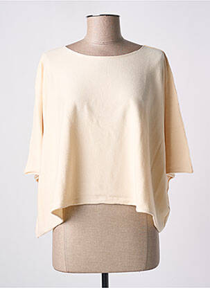 T-shirt stretch manches courtes beige LPB femme