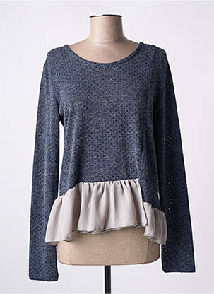 Pull bleu MISMASH pour femme