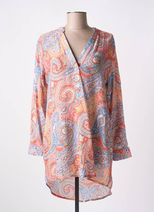 Tunique manches longues orange MOLLY BRACKEN pour femme