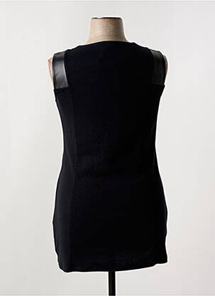 Tunique sans manche col rond noir FRONT DE MER femme