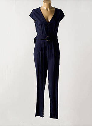 Combi-pantalon manches courtes manches courtes bleu MOLLY BRACKEN femme