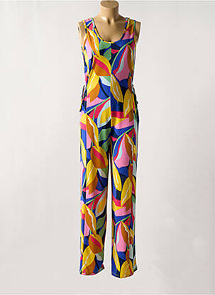 Combi-pantalon fines bretelles fines bretelles bleu MD'M femme