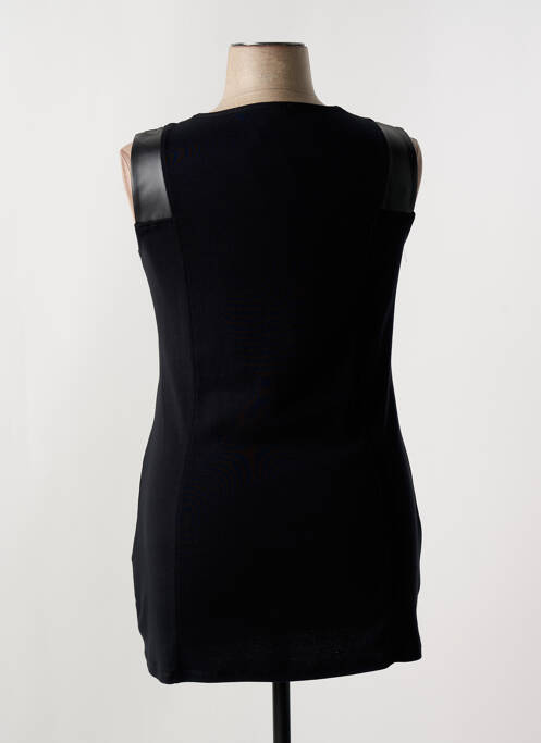 Tunique sans manche coupe cintrée noir FRONT DE MER femme