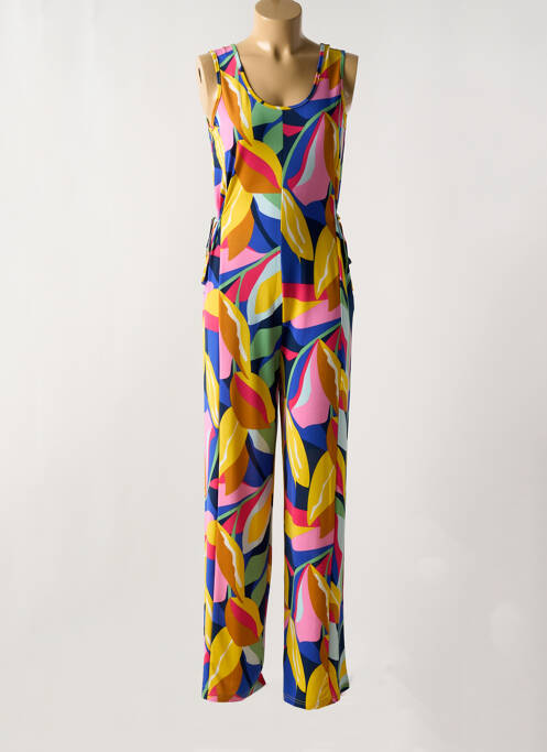 Combi-pantalon fines bretelles fines bretelles bleu MD'M femme