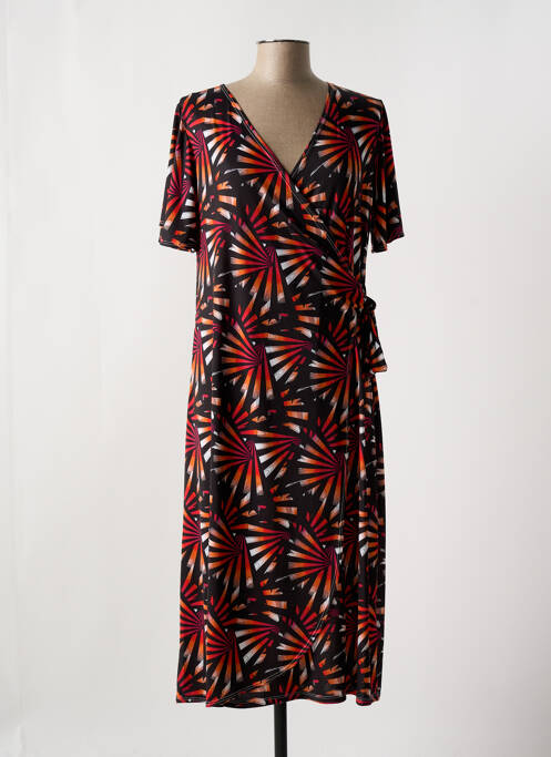 Robe mi-longue noir LA PETITE ROBE pour femme