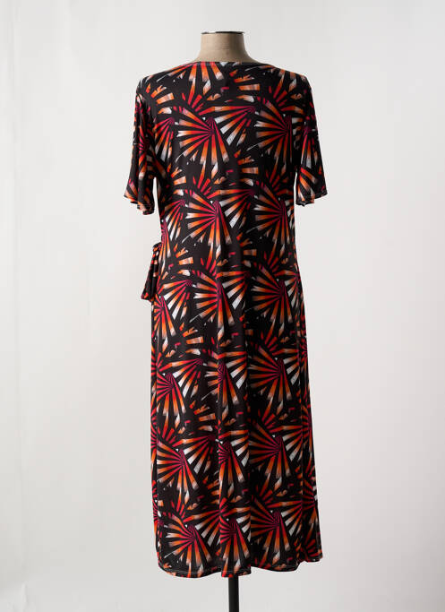 Robe mi-longue noir LA PETITE ROBE pour femme