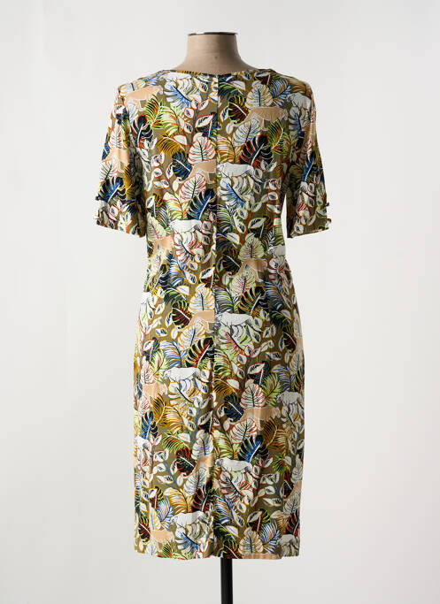 Robe mi-longue vert CONCEPT K pour femme