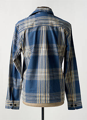 Chemise manches longues poches bleu JACK & JONES homme