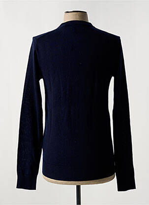 Pull stretch manches longues bleu JACK & JONES homme