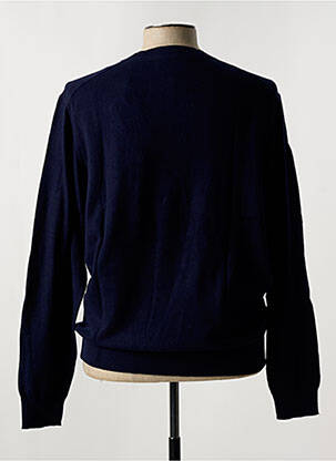 Pull stretch manches longues bleu JACK & JONES homme