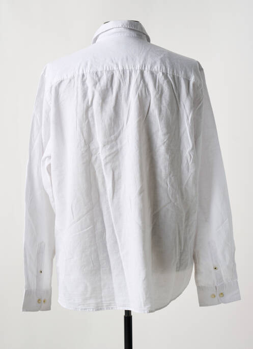 Chemise manches longues blanc JACK & JONES pour homme