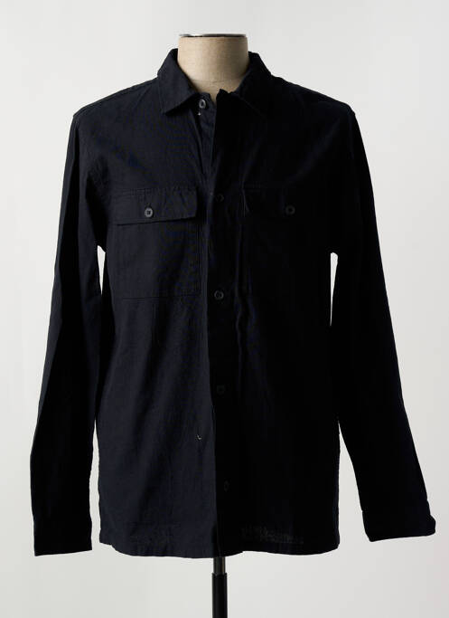 Chemise manches longues noir JACK & JONES pour homme