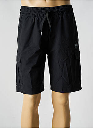 Bermuda taille élastique taille normale noir HELVETICA homme
