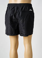 Short de bain noir HELVETICA pour homme seconde vue