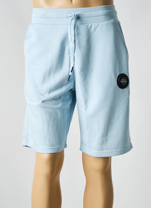 Bermuda taille élastique taille normale bleu HELVETICA homme