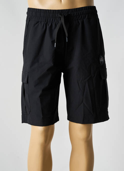 Bermuda noir HELVETICA pour homme