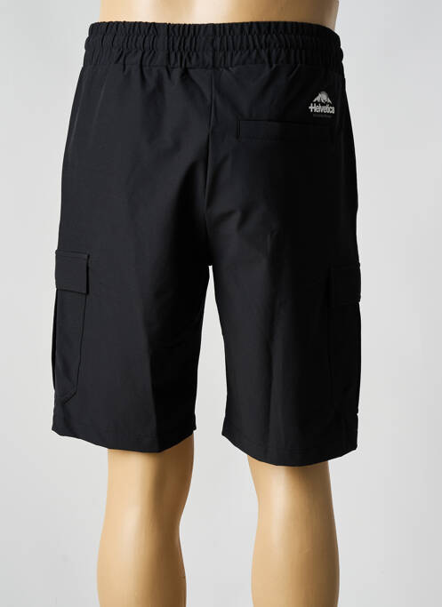 Bermuda noir HELVETICA pour homme